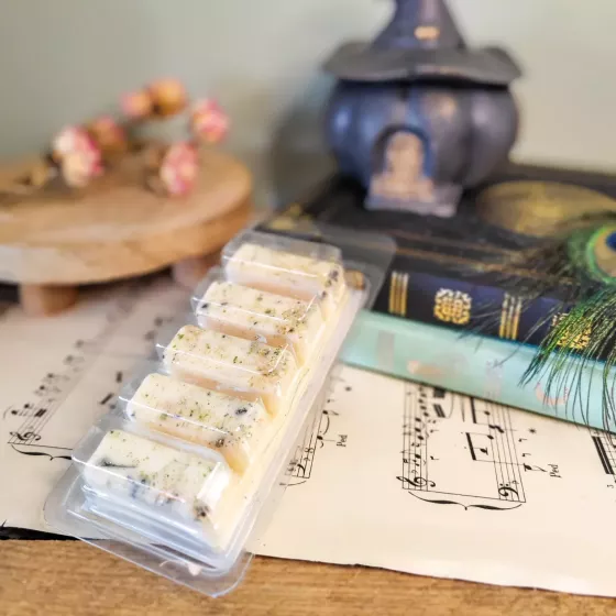 Fondant parfumé vanille caramel avec fleurs séchées – rituel douceur