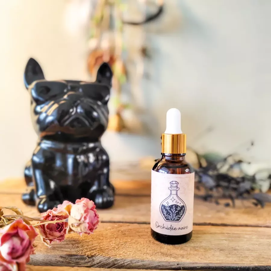 Huile parfumée végétale - Orchidée Noire