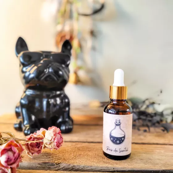 Huile parfumée végétale - Bois de santal