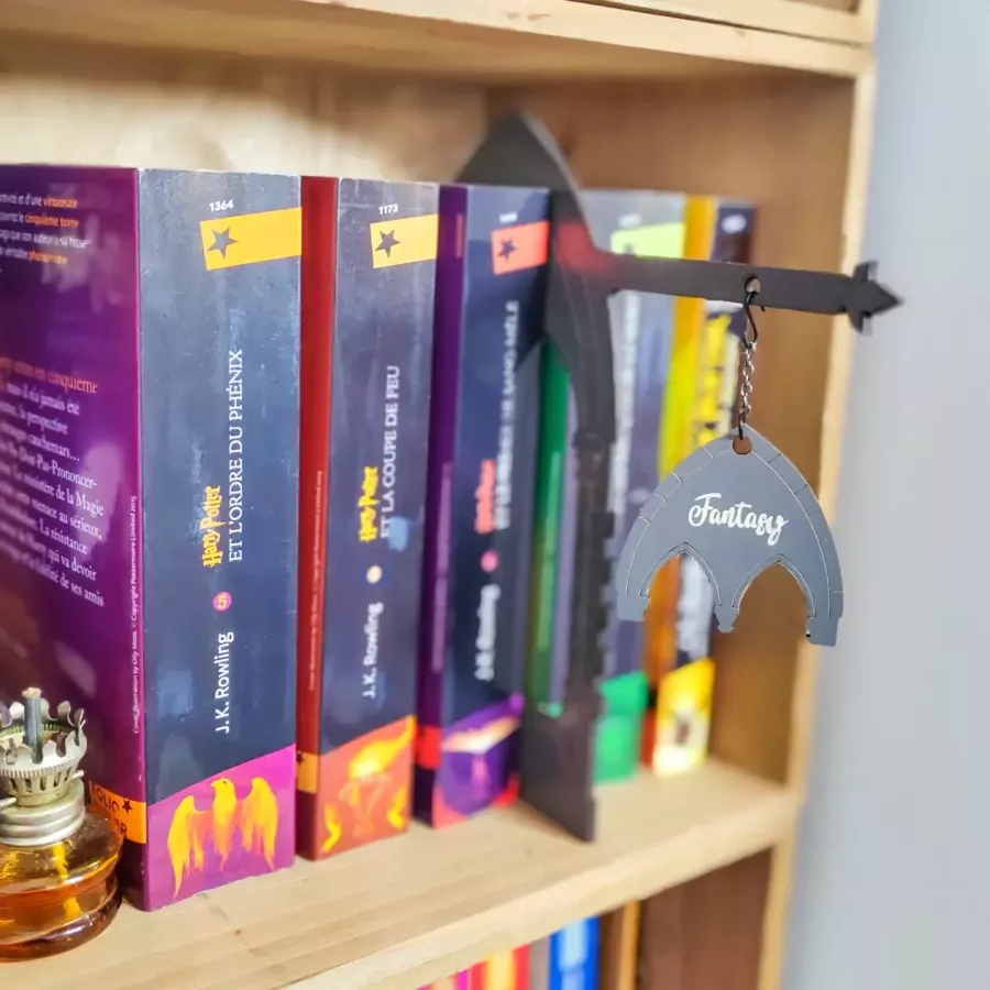 Séparateur bibliothèque personnalisé MDF Arboria