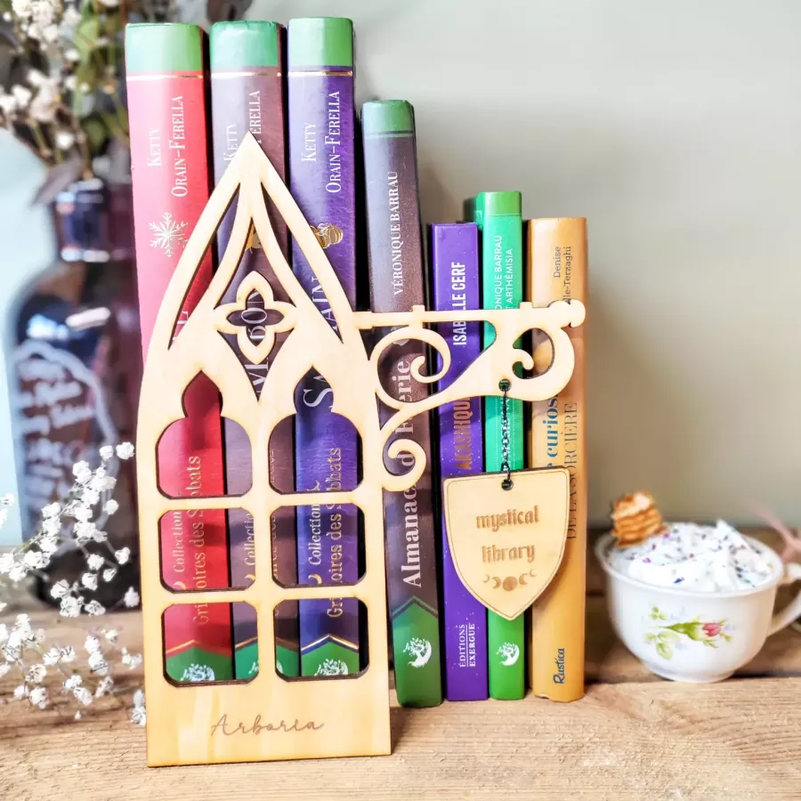 Arche du Veilleur - Séparateur de livres en bois