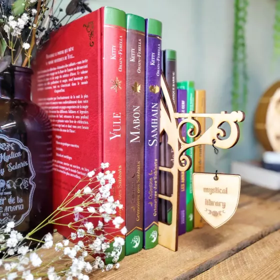 Arche du Veilleur - Séparateur de livres en bois