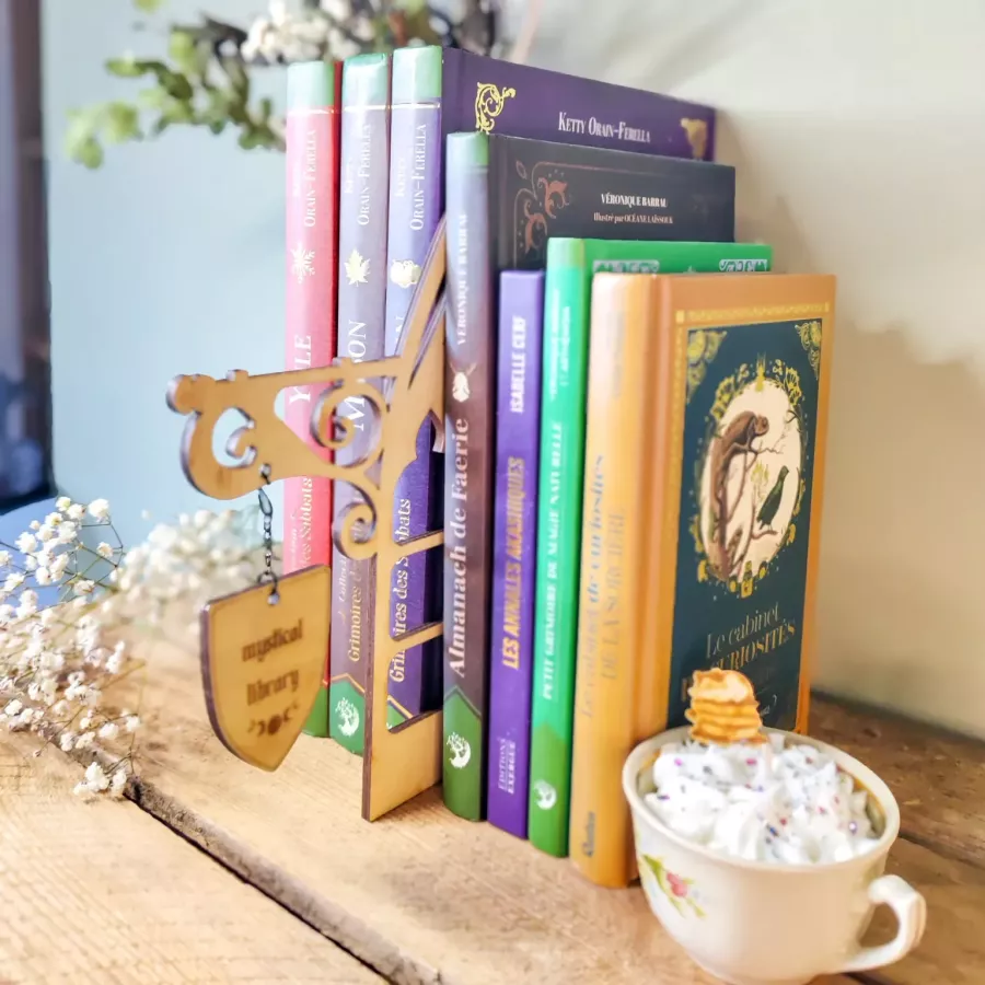 Arche du Veilleur - Séparateur de livres en bois