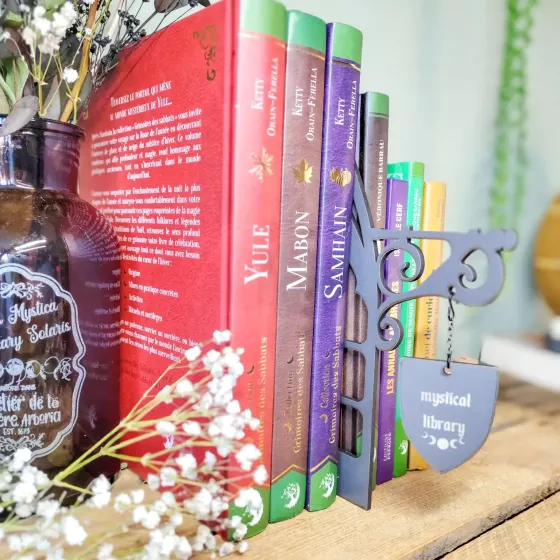 Arche du Veilleur - Séparateur de livres gris anthracite