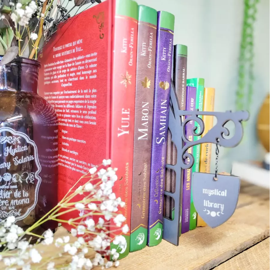 Arche du Veilleur - Séparateur de livres gris anthracite