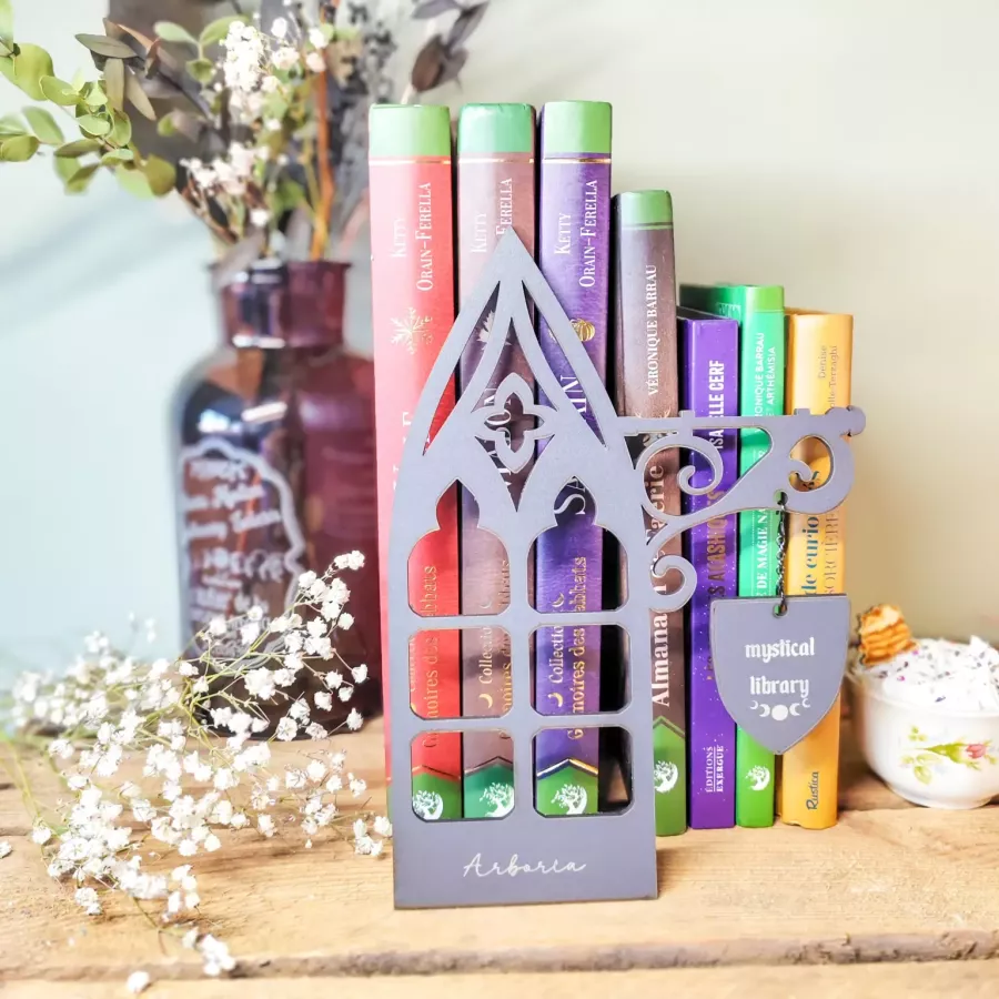 Arche du Veilleur - Séparateur de livres gris anthracite