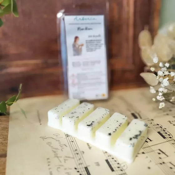 Tablette de fondants parfumés Musc Blanc - rituel Imbolc et purification de l’espace