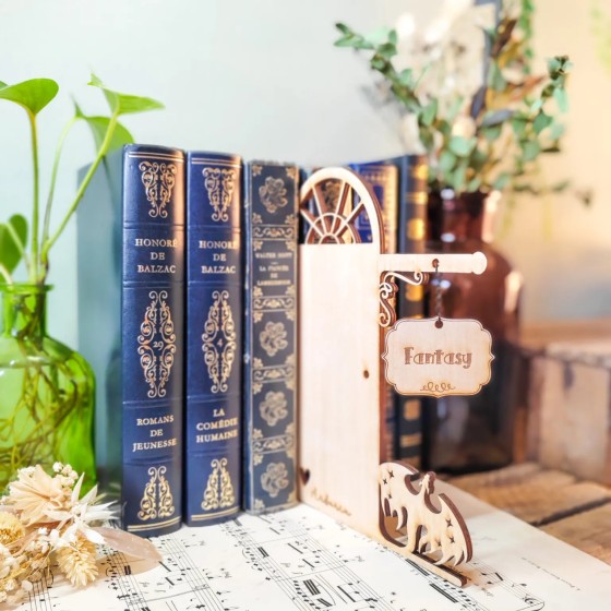 Séparateur de livre décoratif - dragon & pancarte Fantasy