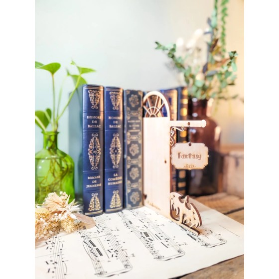 Séparateur de livre décoratif - dragon & pancarte Fantasy