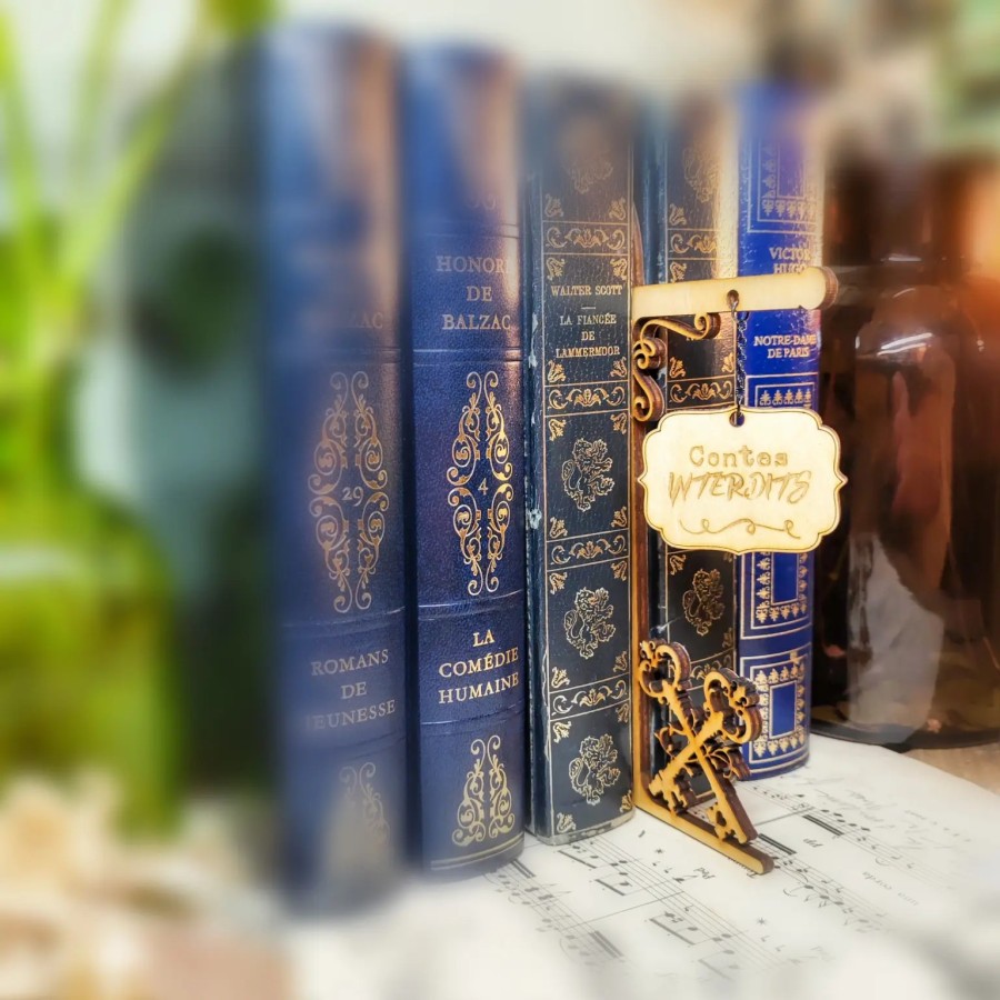 Séparateur de livres décoratif - Contes interdits
