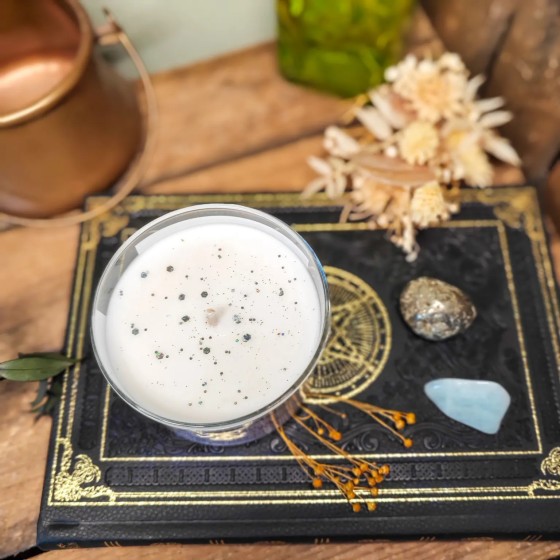 Bougie - Sorcière à temps plein - Parfum Musc Blanc