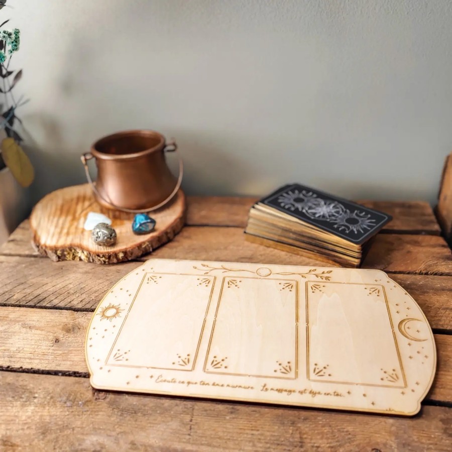 Support de tirage Tarot - univers céleste - Mystic'Arboria