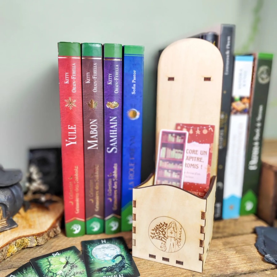 décoration bibliothèque aurores boréales pendule