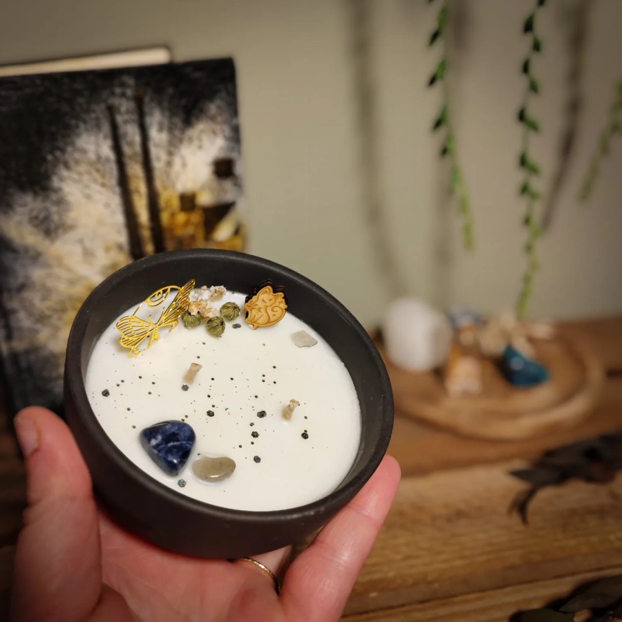 Bougie artisanale witchy