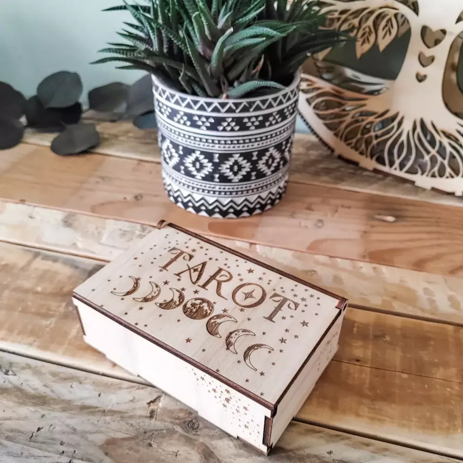 Coffret de rangement pour Tarot Divinatoire Coffret de rangement pour Tarot Divinatoire