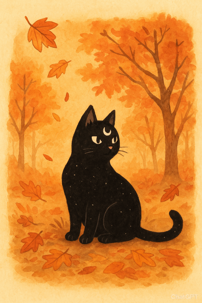 Sylve rôde et profite de l'automne