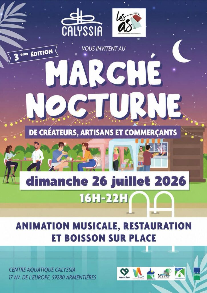 Marché nocturne à Armentières